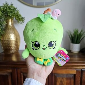 Shopkins Apple Blossom Plush NWT Green Apple Stuffed Toy Moose Enterprise 2015
